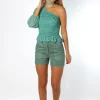 Short Tachuelas Back Verde