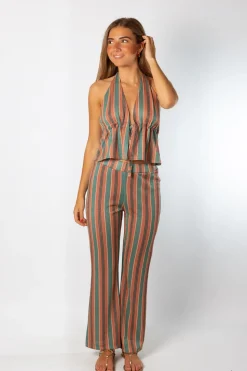 Top Aberturas Stripes Verde