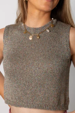 Top Punto Moon Gris