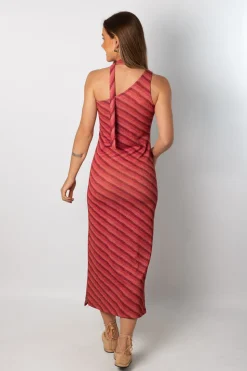 Vestido Joy Lúrex Rosa