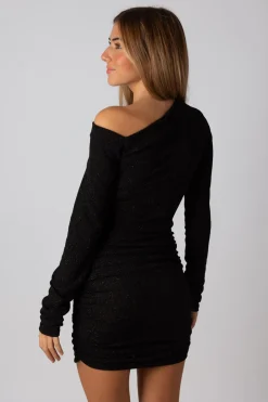 Vestido Trust Escote Bardot Negro